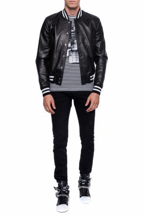 T-shirt ze wzorem w paski, zdjęcie 2 T-shirt ze wzorem w paski od Diesel Black Gold